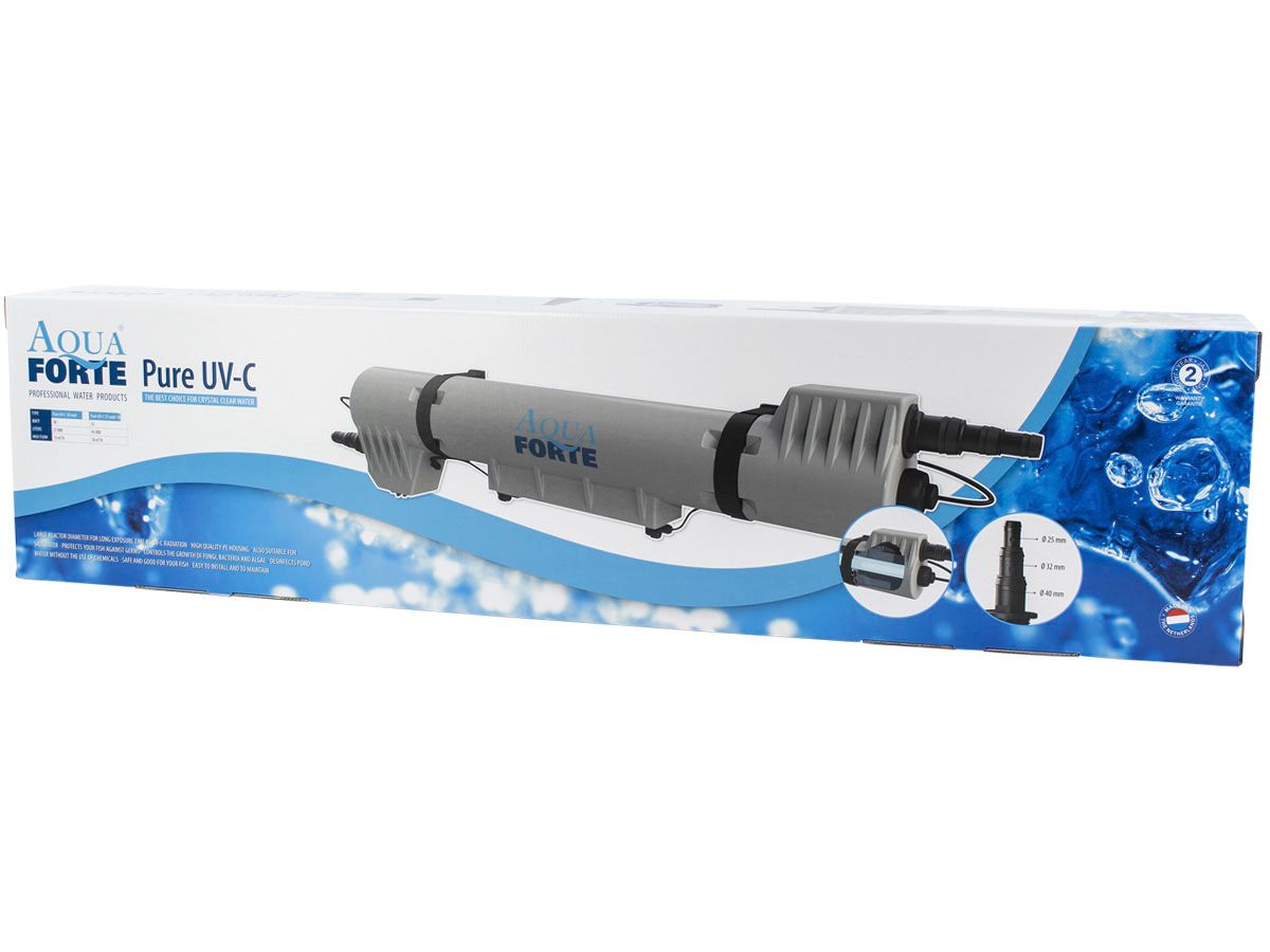 Aquaforte UV-C Pure TL 30 watt verpakking.