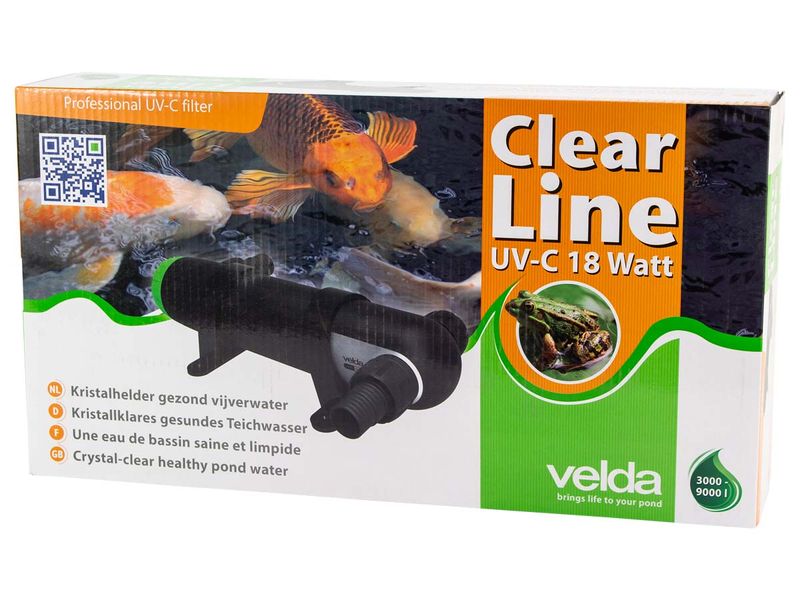 Velda Clear Line 18 watt UV-C verpakking.