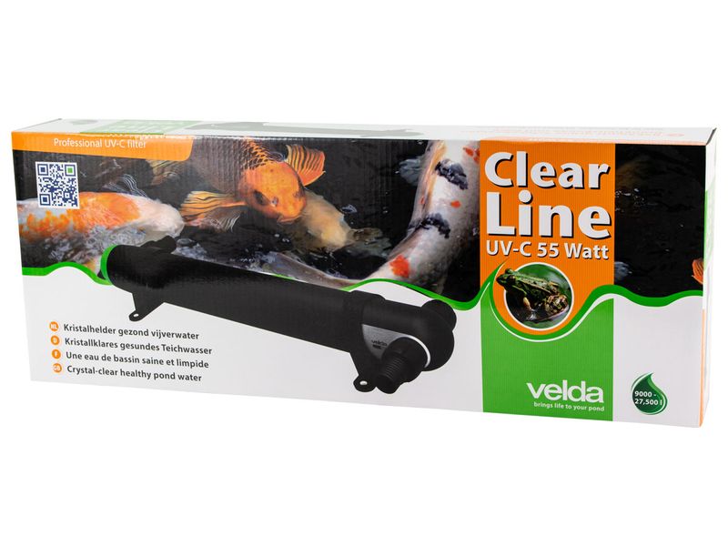 Velda Clear Line 55 watt UV-C verpakking.