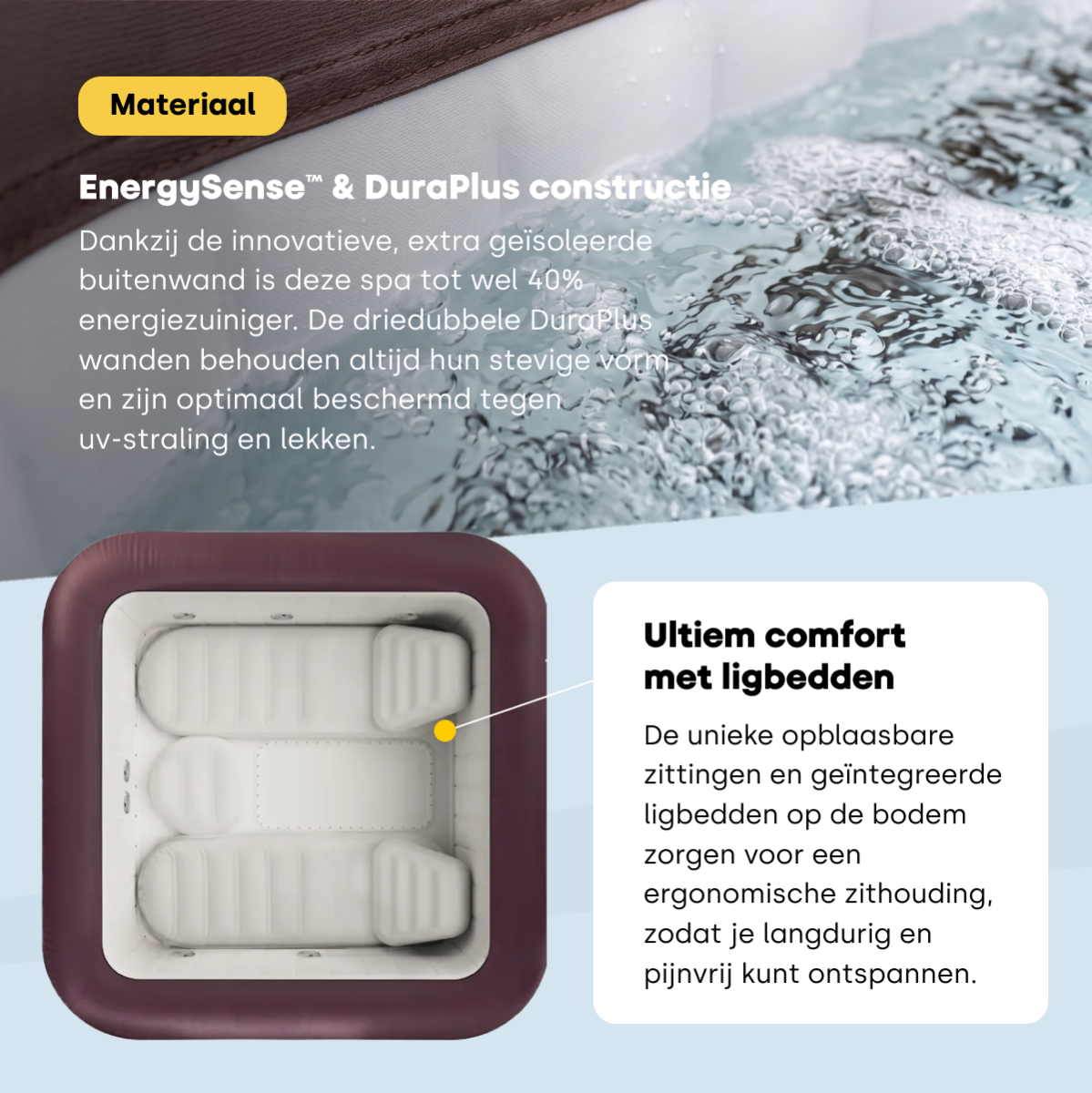 Lay-Z Spa Maldives EnergySense Hydrojet Pro opblaasbare spa - 7 persoons