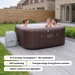 Lay-Z Spa Maldives EnergySense Hydrojet Pro opblaasbare spa - 7 persoons