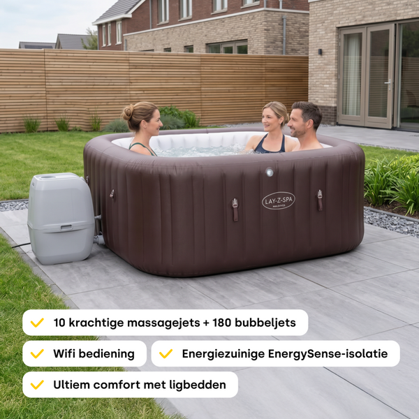Lay-Z Spa Maldives EnergySense Hydrojet Pro opblaasbare spa - 7 persoons