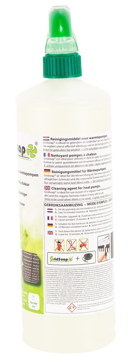 Grielzeep warmtepomp reiniger