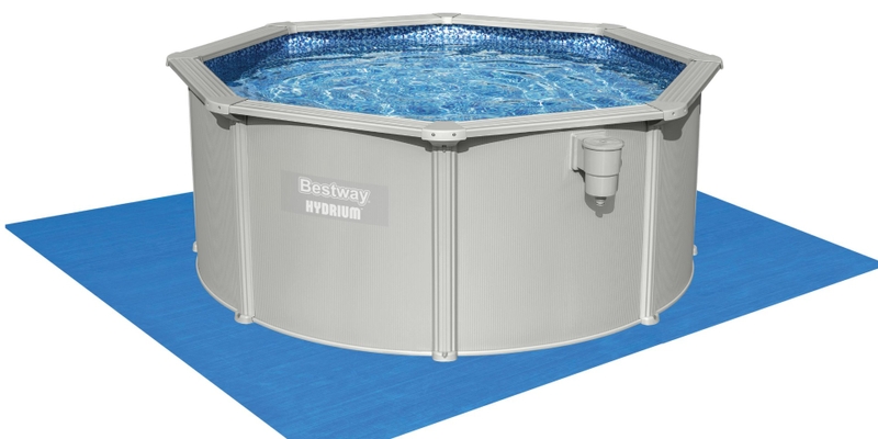 Bestway Hydrium Alderney metalen zwembad Ø300 x 120 cm - grondzeil