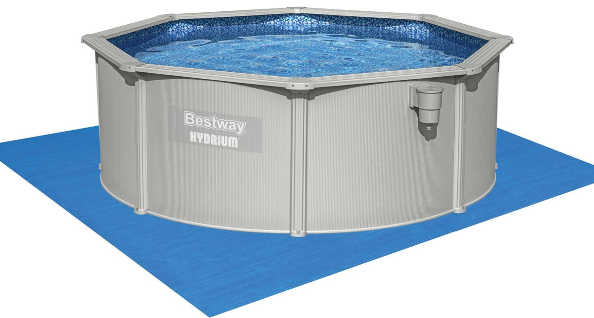 Bestway Hydrium Alderney metalen zwembad Ø360 x 120 cm - grondzeil