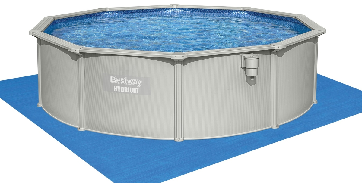 Bestway Hydrium Alderney metalen zwembad Ø460 x 120 cm - grondzeil