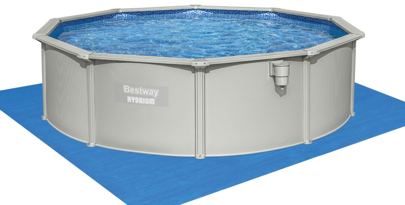 Bestway Hydrium Alderney metalen zwembad Ø460 x 120 cm - grondzeil