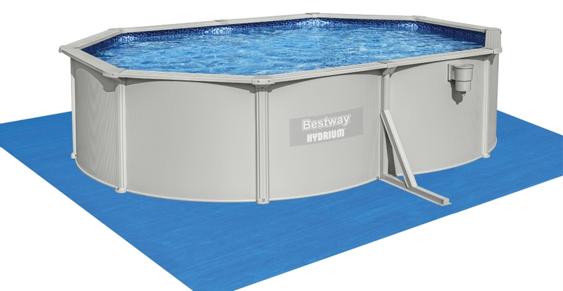 Bestway Hydrium Jersey metalen zwembad 500 x 360 x 120cm - grondzeil
