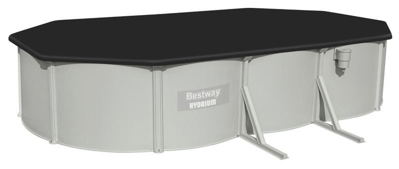 Bestway Hydrium Jersey metalen zwembad 610 x 360 x 120cm - afdekzeil