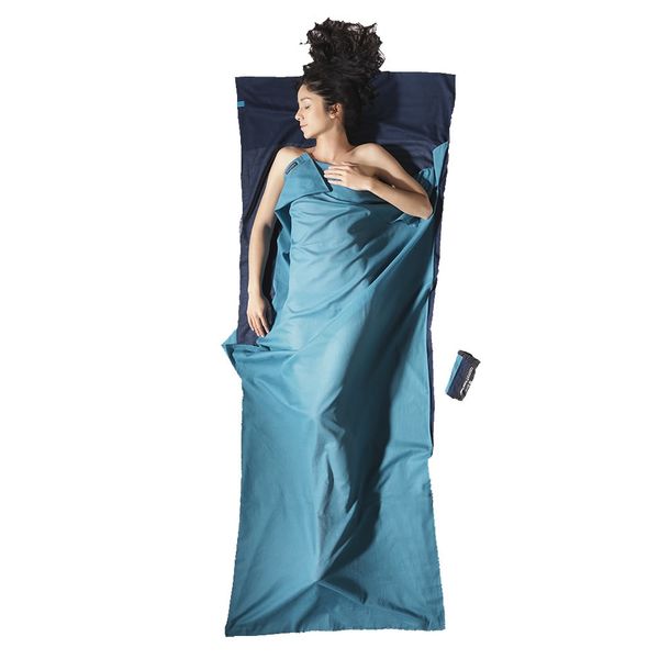 Cocoon Dekenmodel Lakenzak - Blauw - Egyptisch katoen