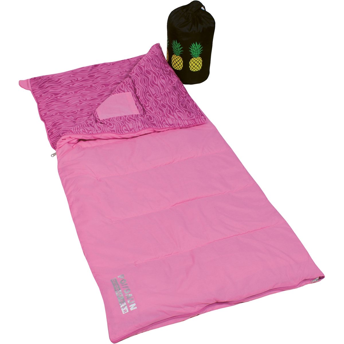 Polydaun Beach House Junior Kinderslaapzak - Ananas
