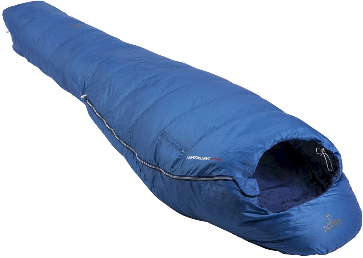 Nomad Pegasus 450 Mummyslaapzak - Blauw - Ritspositie links 