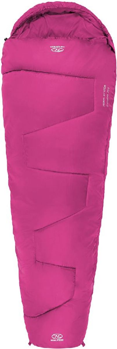 Highlander Sleepline 250 Mummy Slaapzak - Roze voorkant