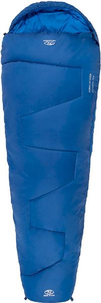 Highlander Sleepline 250 Mummy Slaapzak - Blauw voorkant