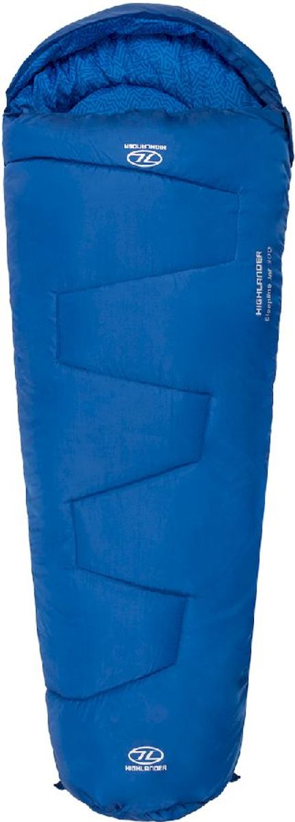Highlander Sleepline JR 300 Mummy Slaapzak - Blauw voorkant