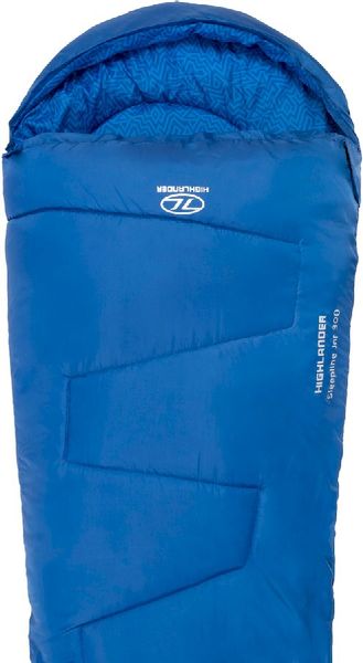 Highlander Sleepline JR 300 Mummy Slaapzak - Blauw voorkant dichtbij