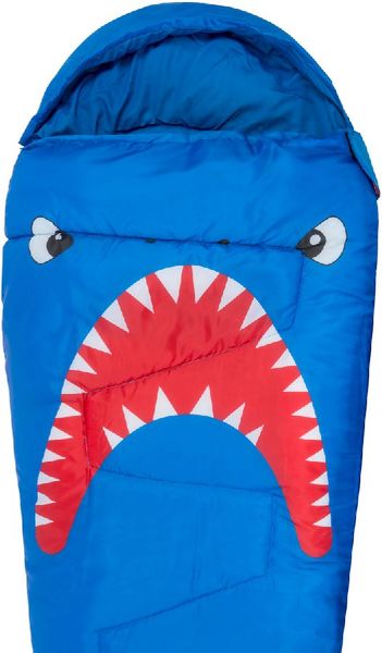 Highlander Creature Kinderslaapzak - Haai voorkant dichtbij