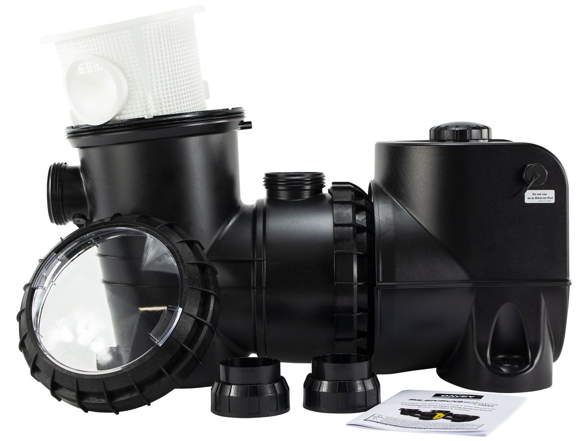 Davey Silensor Pro VSD400 variabele zwembadpomp onderdelen.