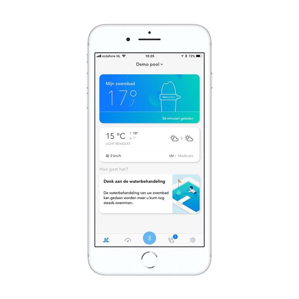 Astral BlueConnect slimme watertester app voorbeeld