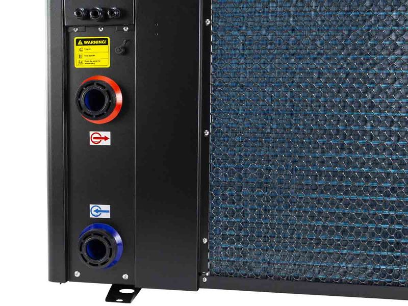 PPG Inverter Plus IPH 100T (36,5kW) zwembad warmtepomp (krachtstroom) aansluiting.