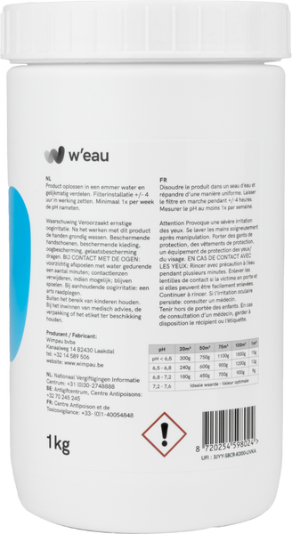 W'eau pH plus poeder - 1 kg