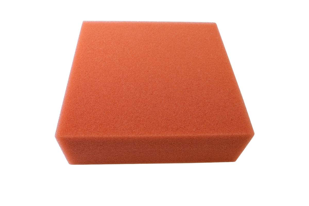 Vervangmousse Rood-BioTec 5 / 10 / 30 (25x25x8cm)