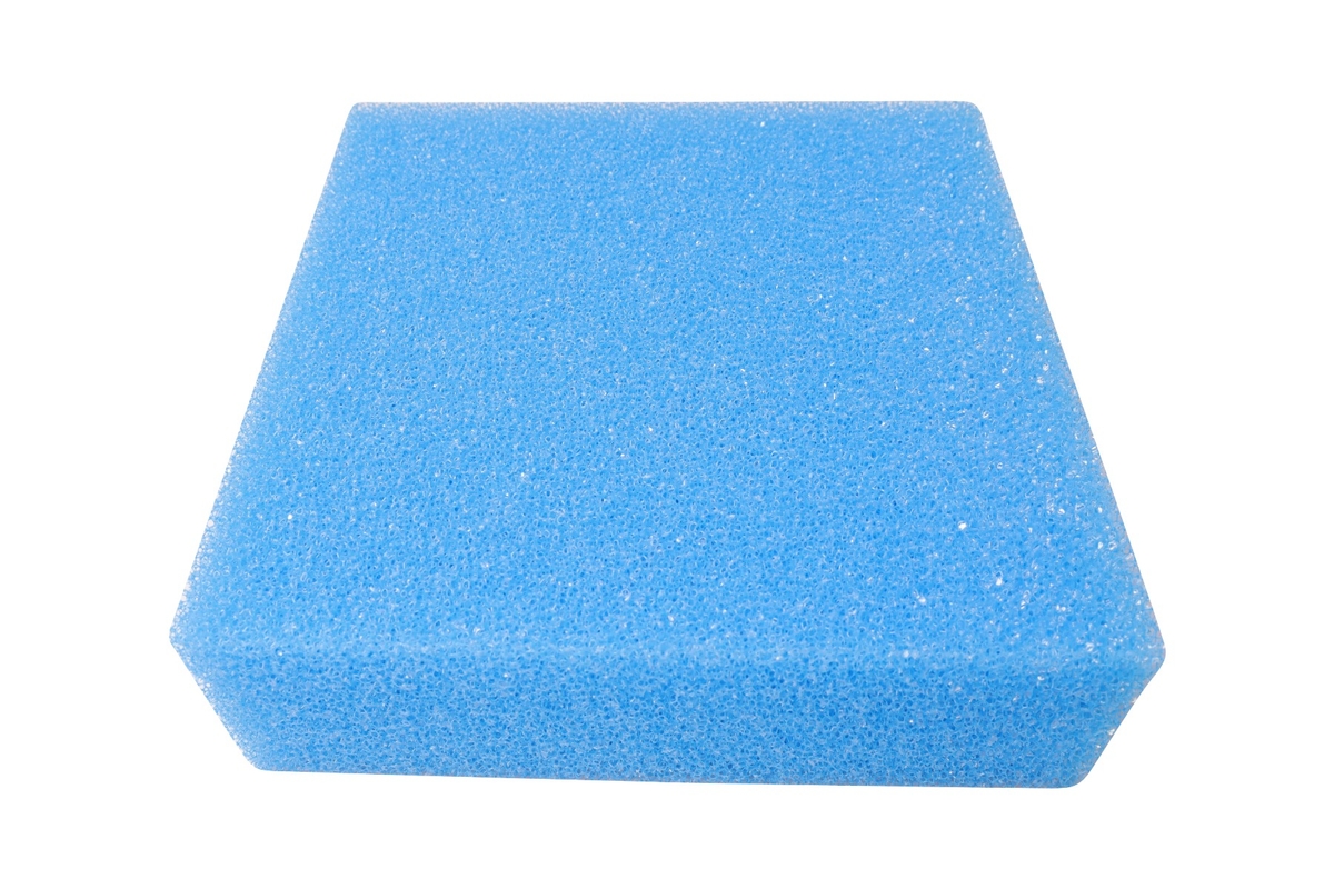 Vervangmousse Blauw-  BioTec 5 / 10 / 30 (25x25x8cm)