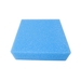 Vervangmousse Blauw-  BioTec 5 / 10 / 30 (25x25x8cm)