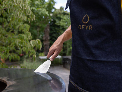 Ofyr vuurschaal schrapen