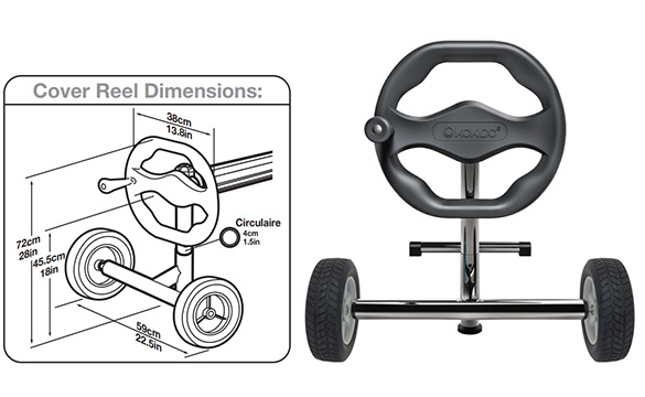 Kokido Thor oprolsysteem met afmetingen