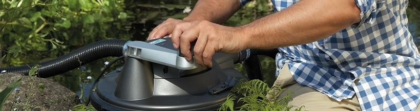 Reiniging Hozelock Bioforce Drukfilter